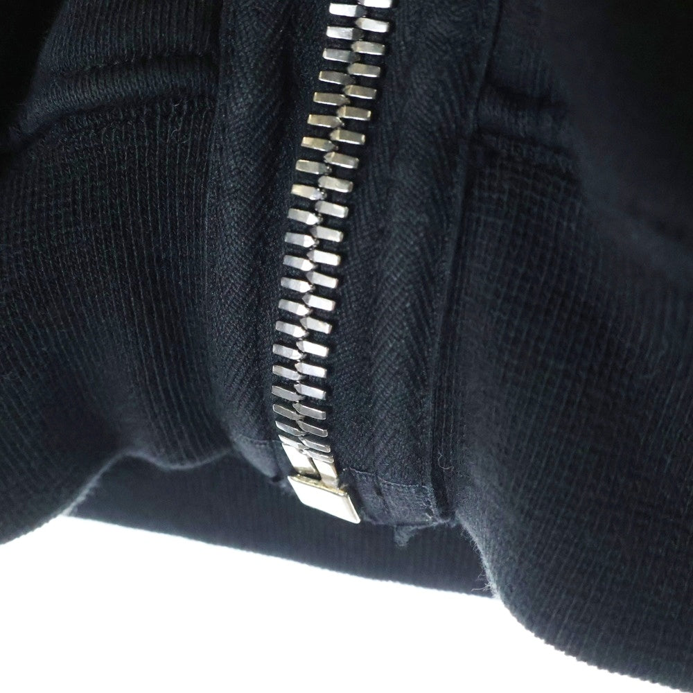 DRKSHDW(ダークシャドウ) SMALL GIMP HOODIE スタッズ装飾 フルジップアップスウェットパーカー フーディー ブラック DS01D1244 FES2