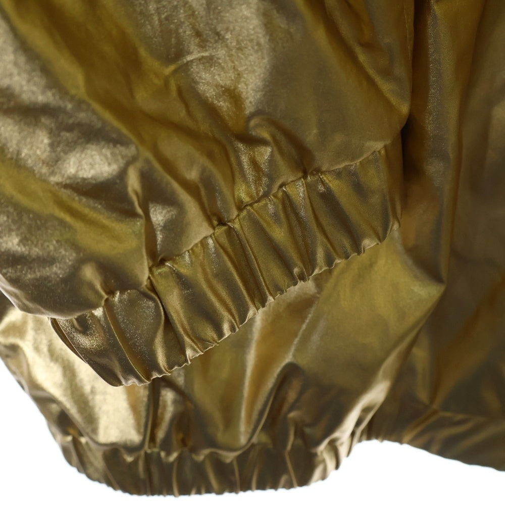 CELINE(セリーヌ) Varsity Tracksuit Jacket Gold Zip up Windbreaker フード付き ジップアップトラックジャケット ゴールド 2W534008Q