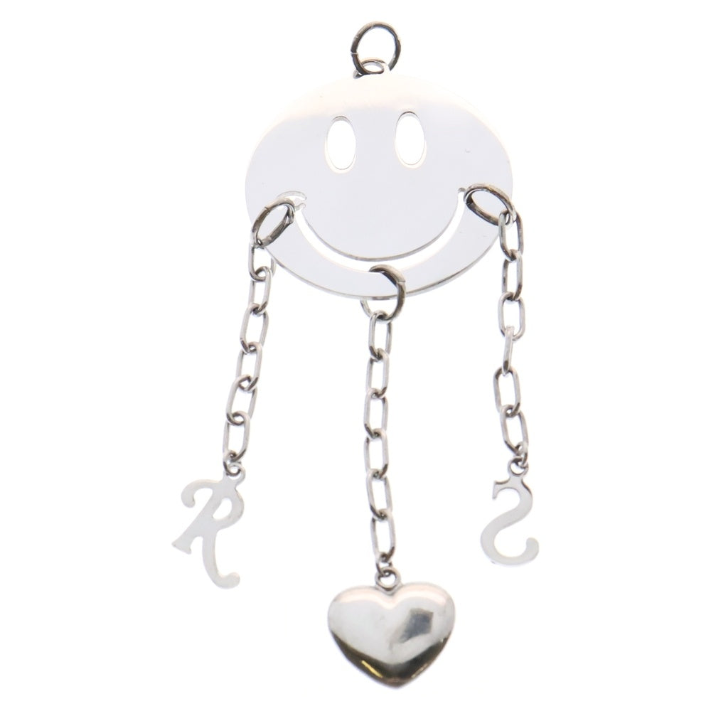 RAF SIMONS(ラフシモンズ) Smiley Charm Pendant スマイリー チャーム ペンダント ネックレストップ シルバー