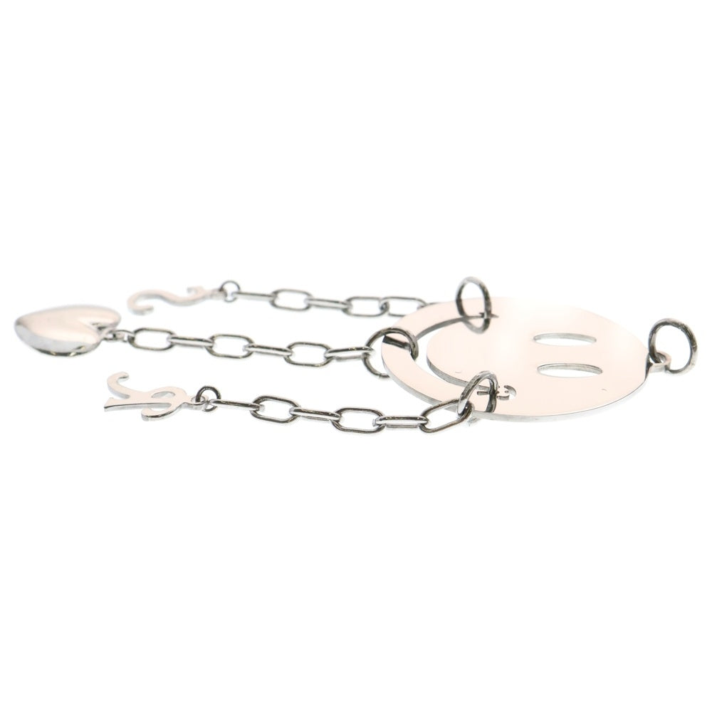 RAF SIMONS(ラフシモンズ) Smiley Charm Pendant スマイリー チャーム ペンダント ネックレストップ シルバー