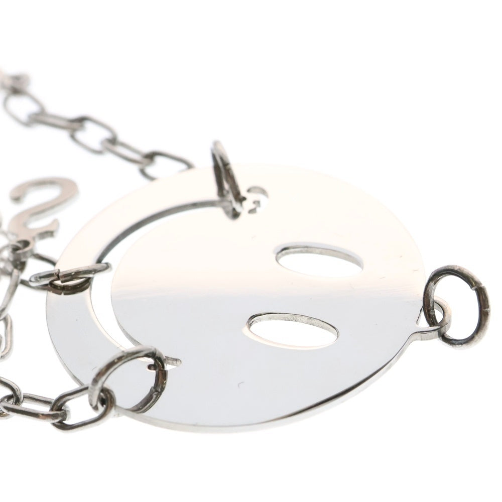 RAF SIMONS(ラフシモンズ) Smiley Charm Pendant スマイリー チャーム ペンダント ネックレストップ シルバー