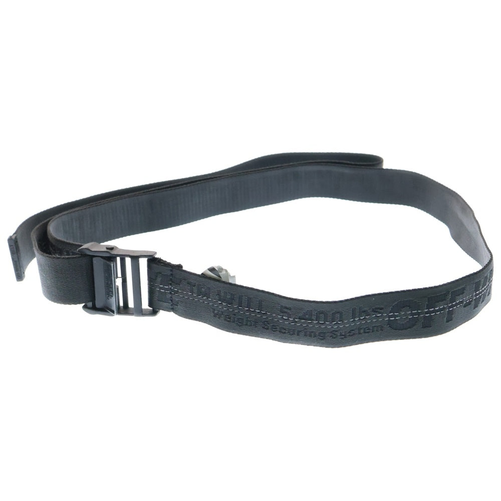 OFF-WHITE(オフホワイト) INDUSTRIAL BELT インダストリアルロゴベルト ブラック/グレー