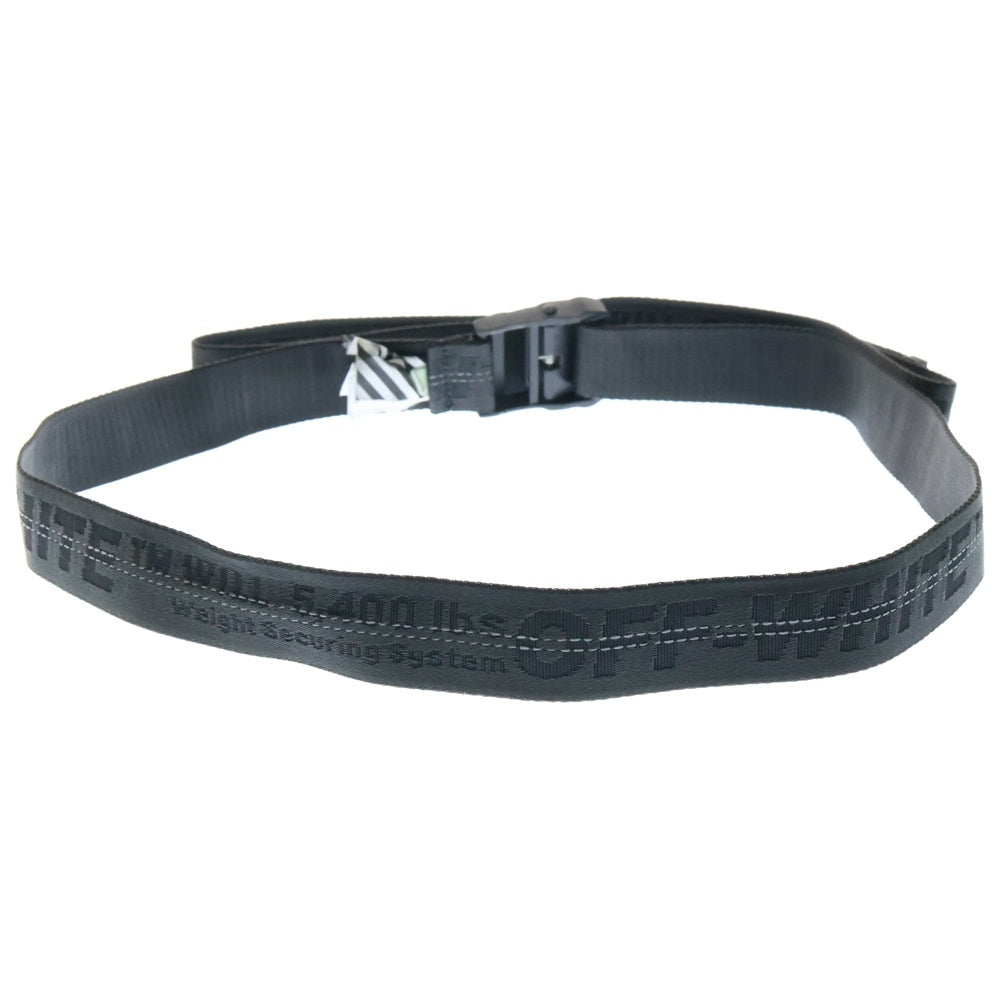 OFF-WHITE(オフホワイト) INDUSTRIAL BELT インダストリアルロゴベルト ブラック/グレー