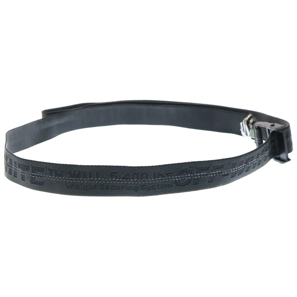 OFF-WHITE(オフホワイト) INDUSTRIAL BELT インダストリアルロゴベルト ブラック/グレー