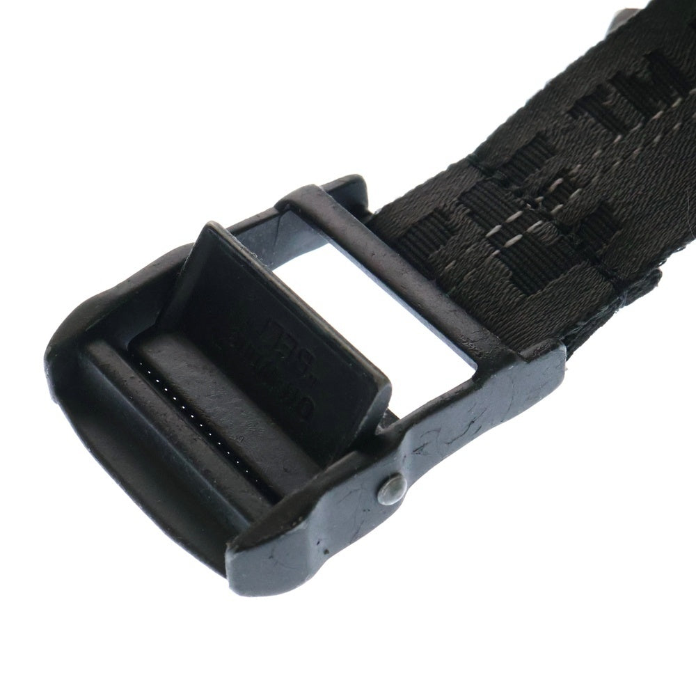 OFF-WHITE(オフホワイト) INDUSTRIAL BELT インダストリアルロゴベルト ブラック/グレー