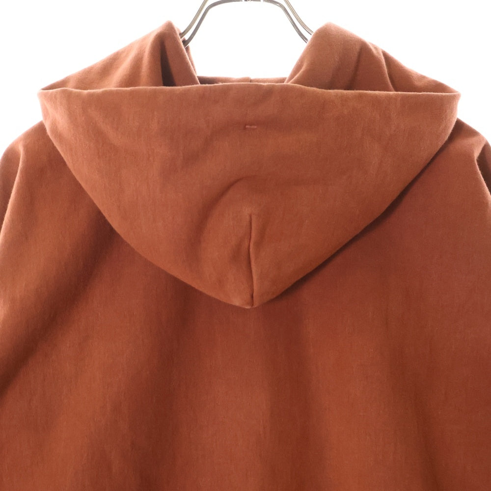AURALEE(オーラリー) SUPER MILLED SWEAT ZIP PARKA ジップアップスウェットパーカー フーディー オレンジ A8AP03SM