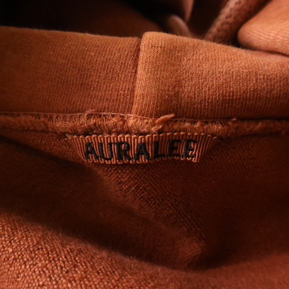 AURALEE(オーラリー) SUPER MILLED SWEAT ZIP PARKA ジップアップスウェットパーカー フーディー オレンジ A8AP03SM