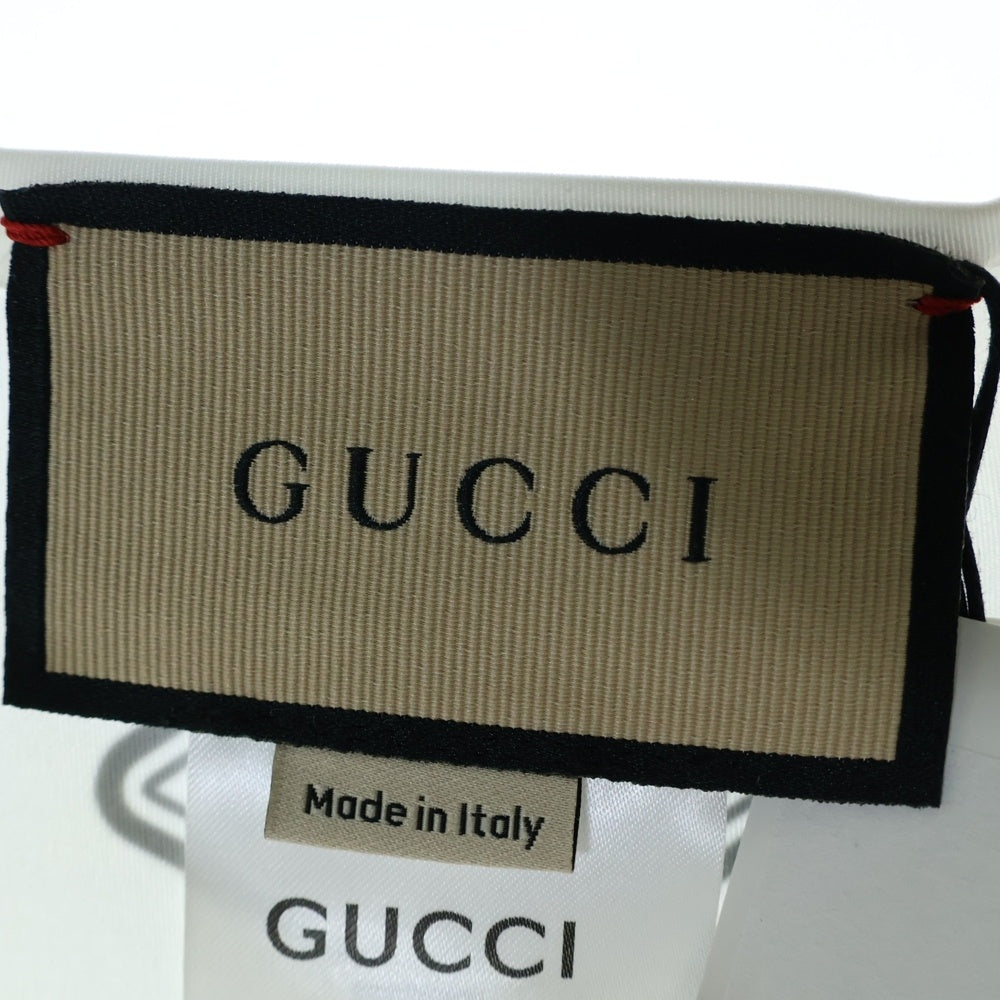 GUCCI(グッチ) バックロゴ タンクトップ ノースリーブ カットソー ホワイト 770873