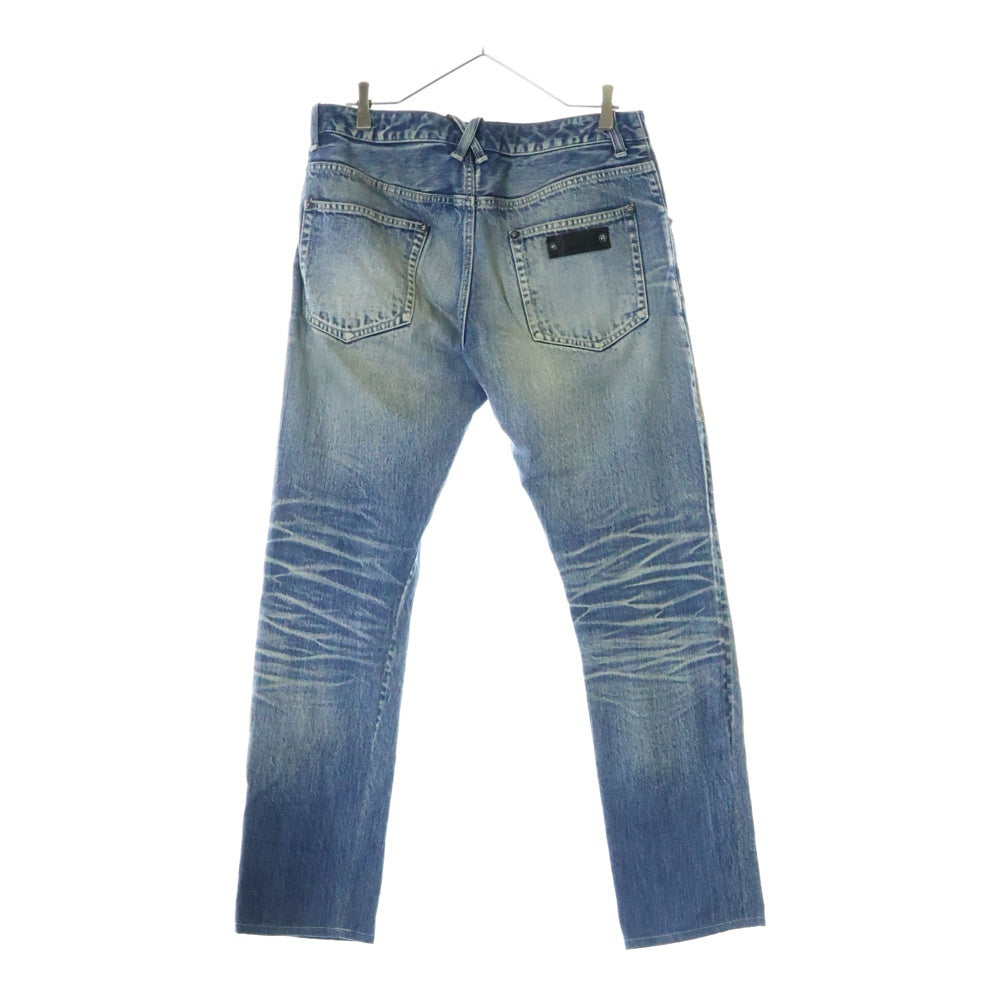 BACK LASH(バックラッシュ) Python antique denim pants パイソンアンティーク仕上げデニムパンツ インディゴ T-010