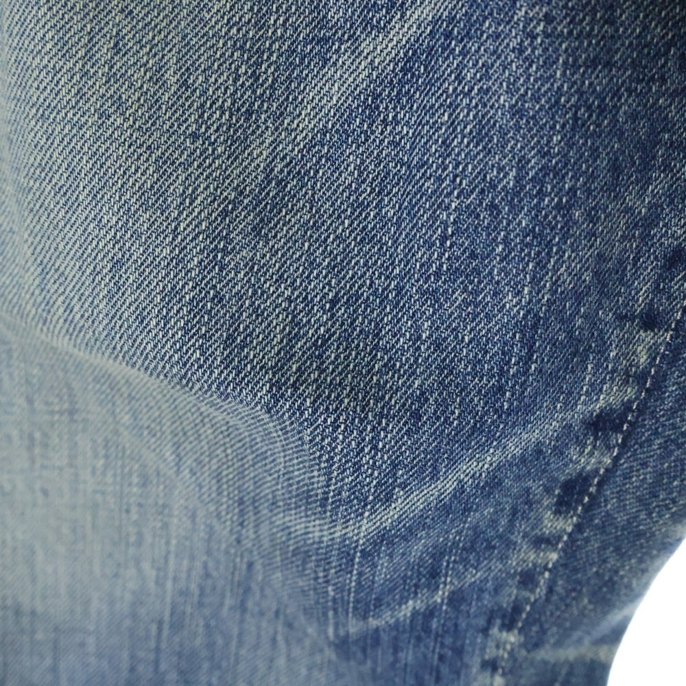 BACK LASH(バックラッシュ) Python antique denim pants パイソンアンティーク仕上げデニムパンツ インディゴ T-010