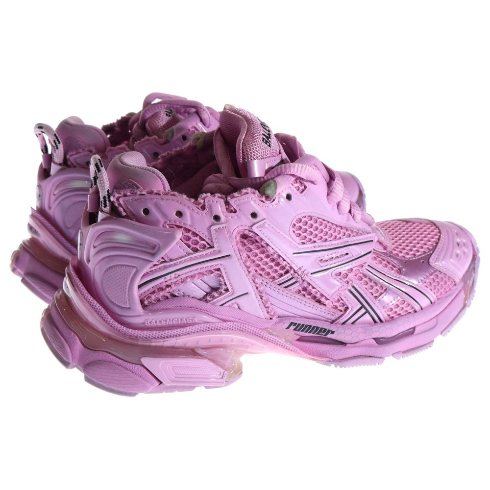 BALENCIAGA(バレンシアガ) RUNNER ランナー ローカットスニーカー ピンク 677402 レディース