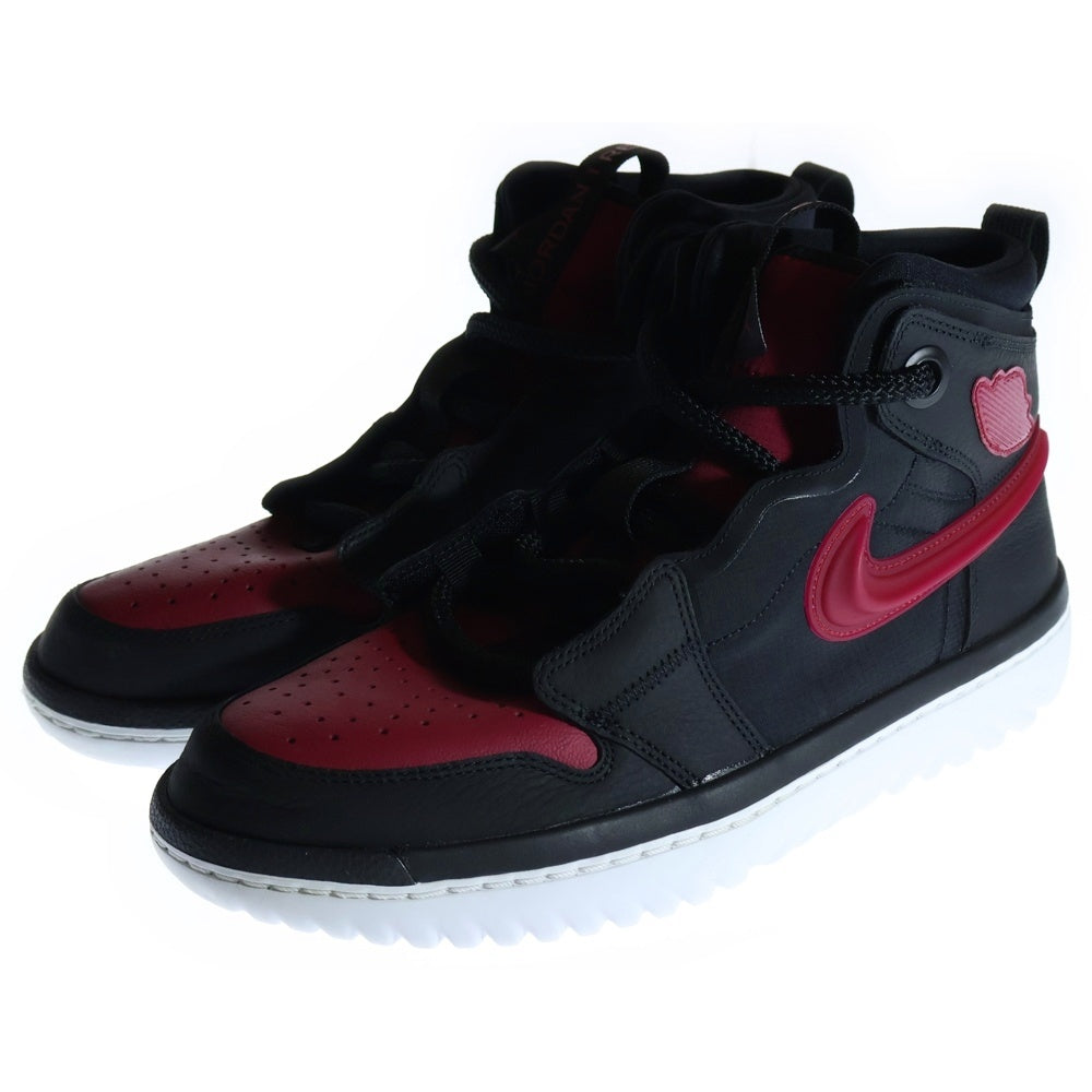NIKE(ナイキ) AIR JORDAN 1 HIGH REACT エアジョーダン 1 リアクト ハイカットスニーカー ブラック/レッド US10.5/28.5cm AR5321-006