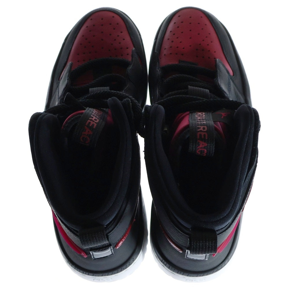 NIKE(ナイキ) AIR JORDAN 1 HIGH REACT エアジョーダン 1 リアクト ハイカットスニーカー ブラック/レッド US10.5/28.5cm AR5321-006