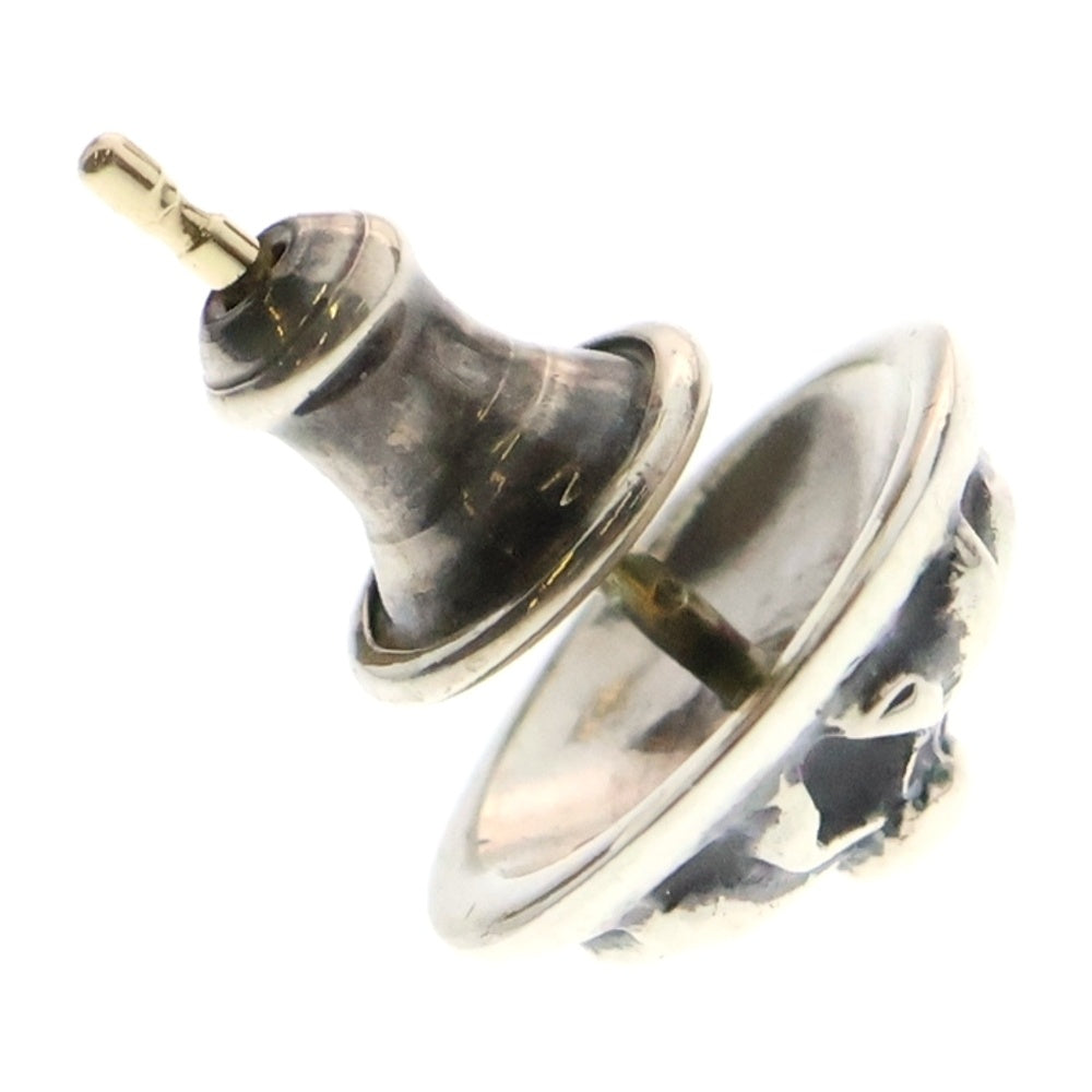 CHROME HEARTS(クロムハーツ) STUD CRSBLL クロスボールスタッドピアス シルバー BCA110