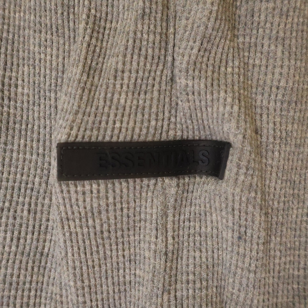 FEAR OF GOD ESSENTIALS(フィアオブゴッド エッセンシャルズ) LOUNGE PANT ロゴプリントサーマルレギンス ラウンジパンツ グレー