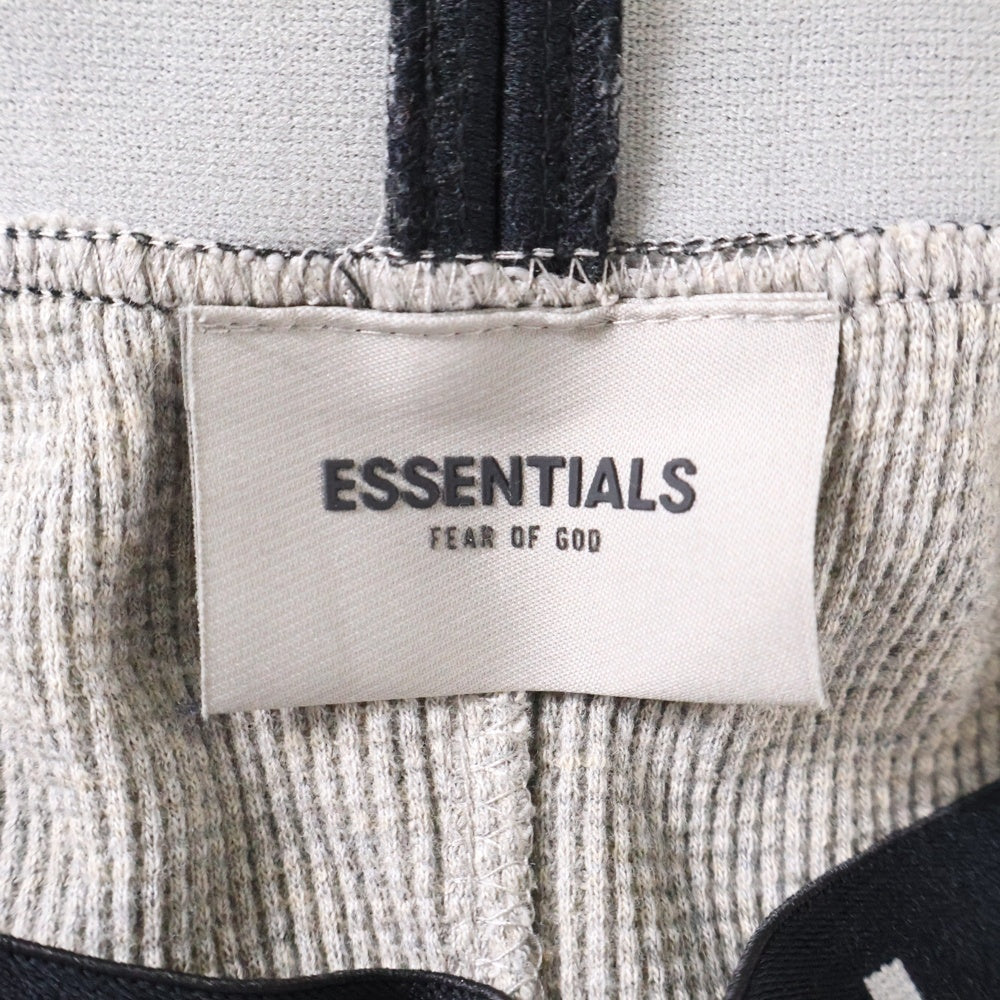 FEAR OF GOD ESSENTIALS(フィアオブゴッド エッセンシャルズ) LOUNGE PANT ロゴプリントサーマルレギンス ラウンジパンツ グレー
