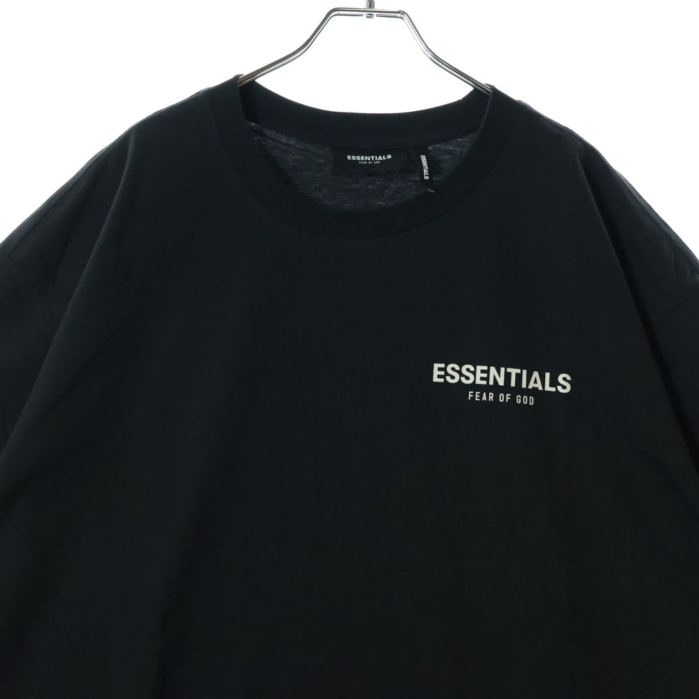 FEAR OF GOD ESSENTIALS(フィアオブゴッド エッセンシャルズ) S/S T-SHIRT FLOWER バックフラワーフォトプリント 半袖Tシャツ ブラック