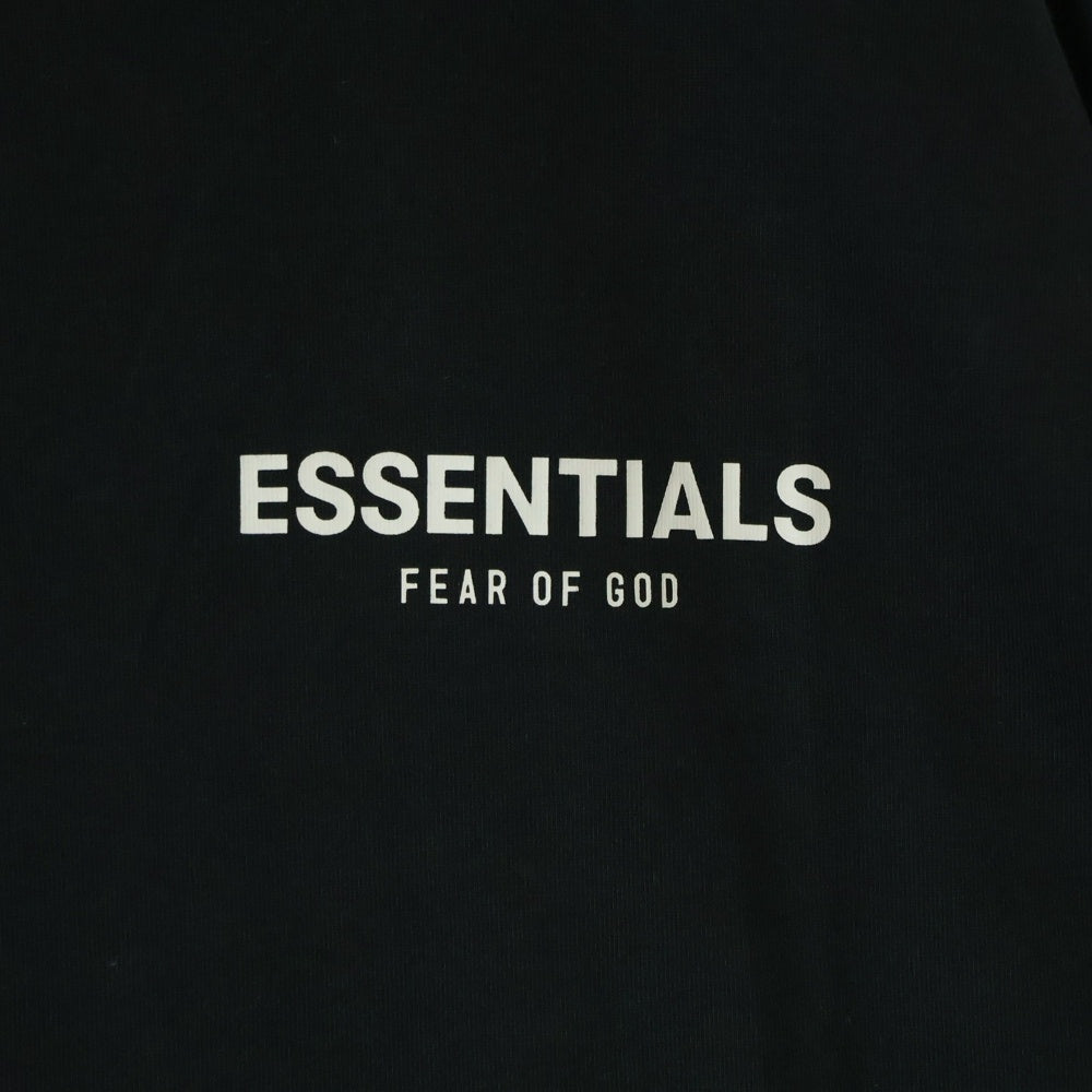FEAR OF GOD ESSENTIALS(フィアオブゴッド エッセンシャルズ) S/S T-SHIRT FLOWER バックフラワーフォトプリント 半袖Tシャツ ブラック