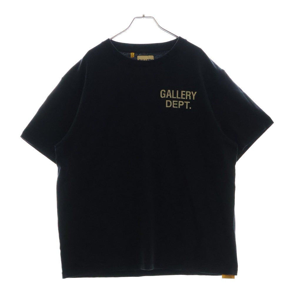 GALLERY DEPT.(ギャラリーデプト) Souvenir T-Shirt ロゴプリント半袖Tシャツ ブラック