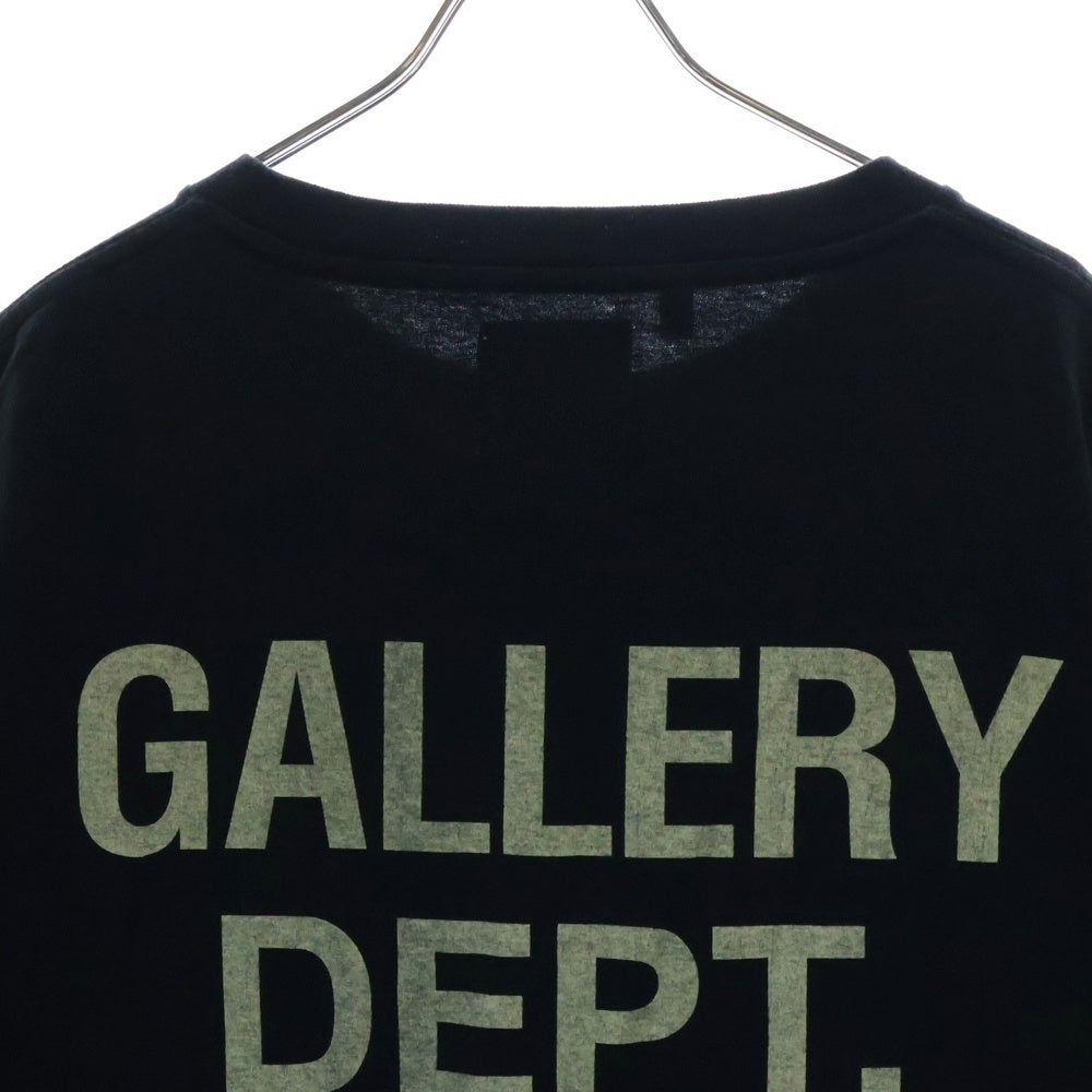 GALLERY DEPT.(ギャラリーデプト) Souvenir T-Shirt ロゴプリント半袖Tシャツ ブラック