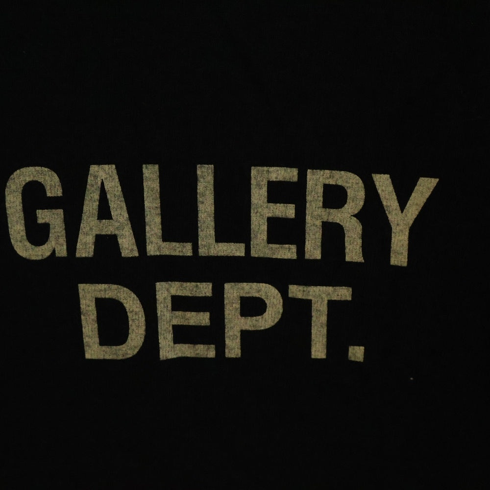GALLERY DEPT.(ギャラリーデプト) Souvenir T-Shirt ロゴプリント半袖Tシャツ ブラック