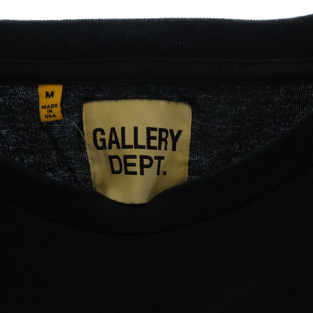 GALLERY DEPT.(ギャラリーデプト) Souvenir T-Shirt ロゴプリント半袖Tシャツ ブラック