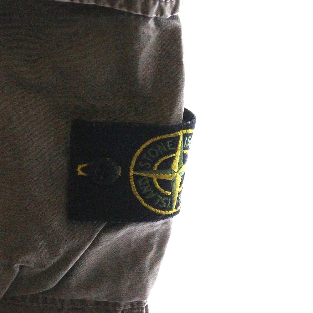 STONE ISLAND(ストーンアイランド) Brushed Cotton Canvas Old Effect Cargo Pants ロゴワッペン カーゴパンツ グレー 7215318WA
