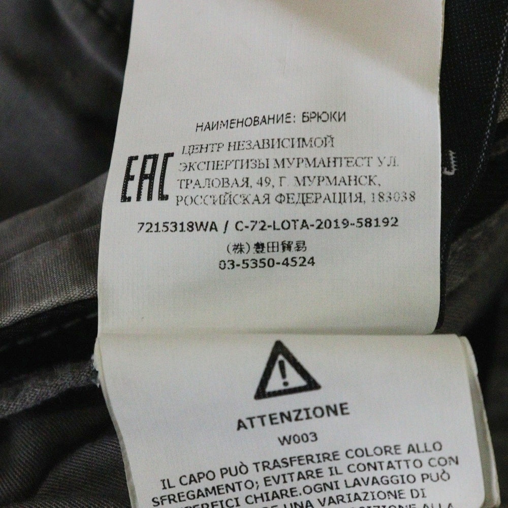 STONE ISLAND(ストーンアイランド) Brushed Cotton Canvas Old Effect Cargo Pants ロゴワッペン カーゴパンツ グレー 7215318WA
