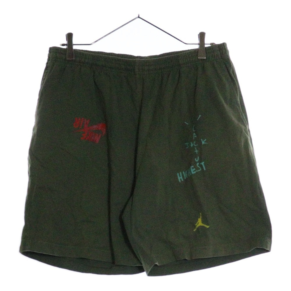 NIKE(ナイキ) ×Travis Scott Cactus Jack Jordan Shorts ×トラヴィス スコット カクタスジャック ジョーダンショーツ ハーフパンツ カーキ
