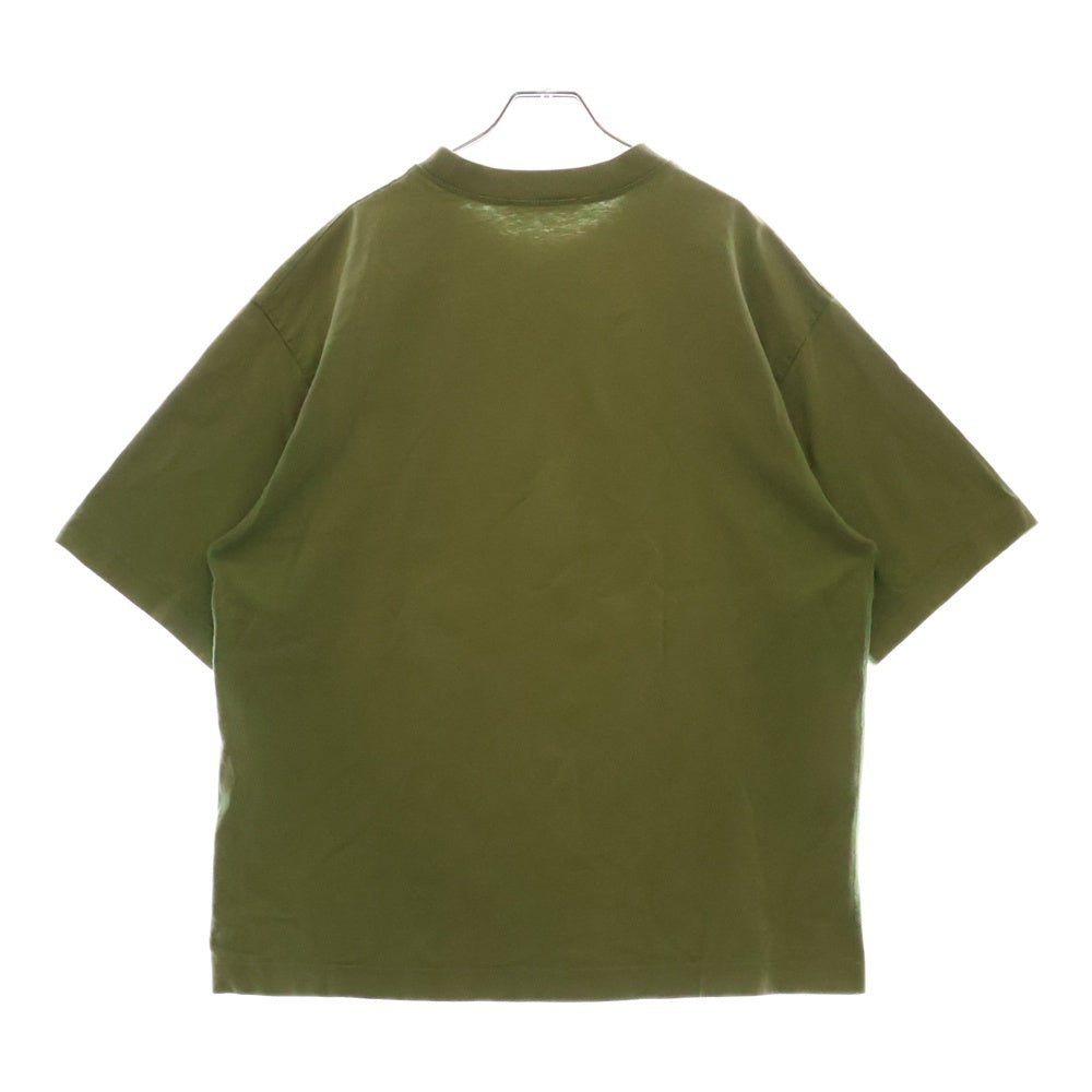 Acne Studios(アクネ ストゥディオズ) Logo T-Shirt ロゴプリント 半袖Tシャツ カーキ BL0278-