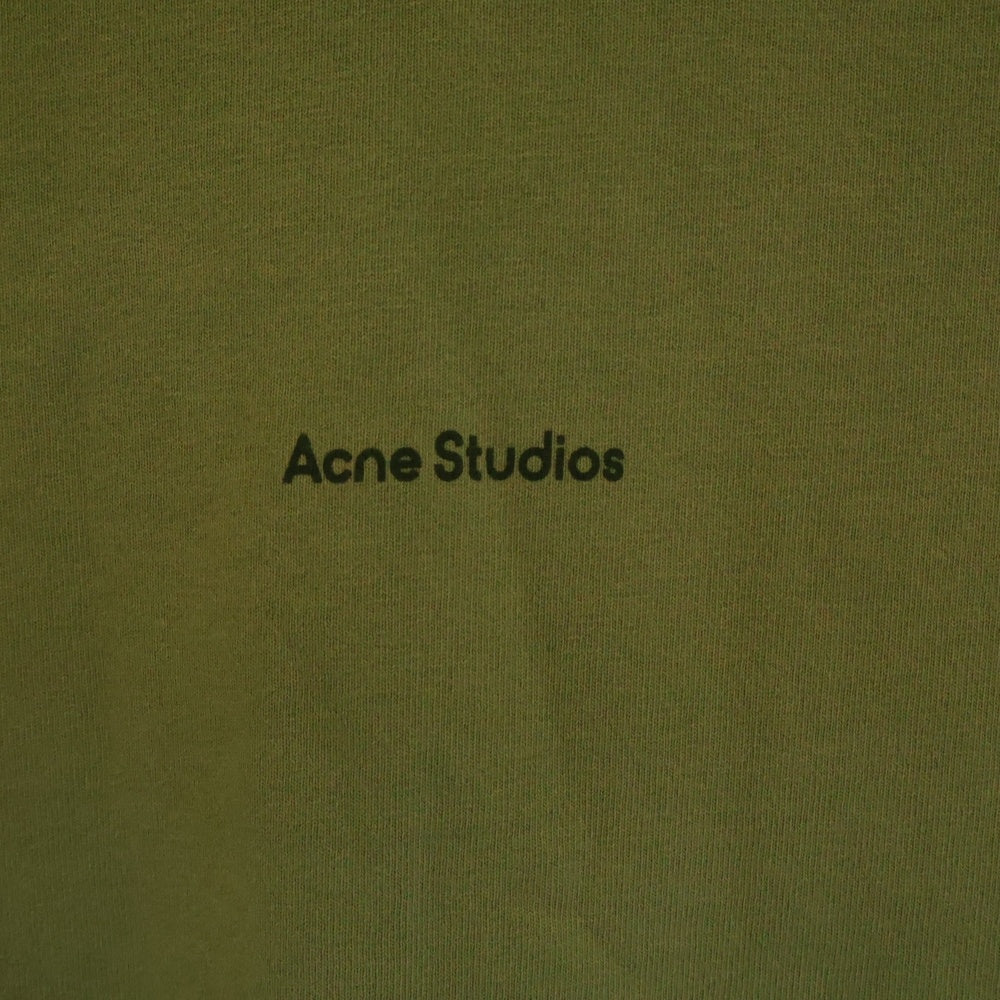 Acne Studios(アクネ ストゥディオズ) Logo T-Shirt ロゴプリント 半袖Tシャツ カーキ BL0278-