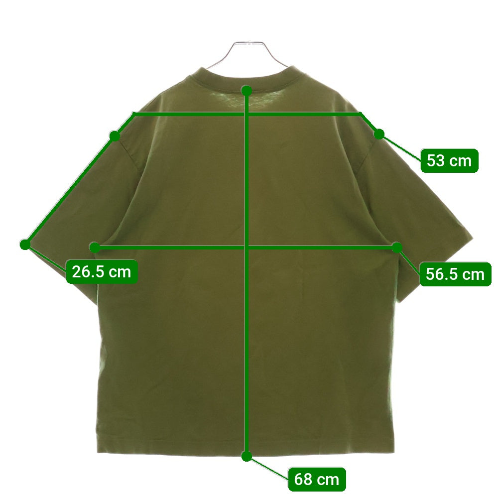 Acne Studios(アクネ ストゥディオズ) Logo T-Shirt ロゴプリント 半袖Tシャツ カーキ BL0278-