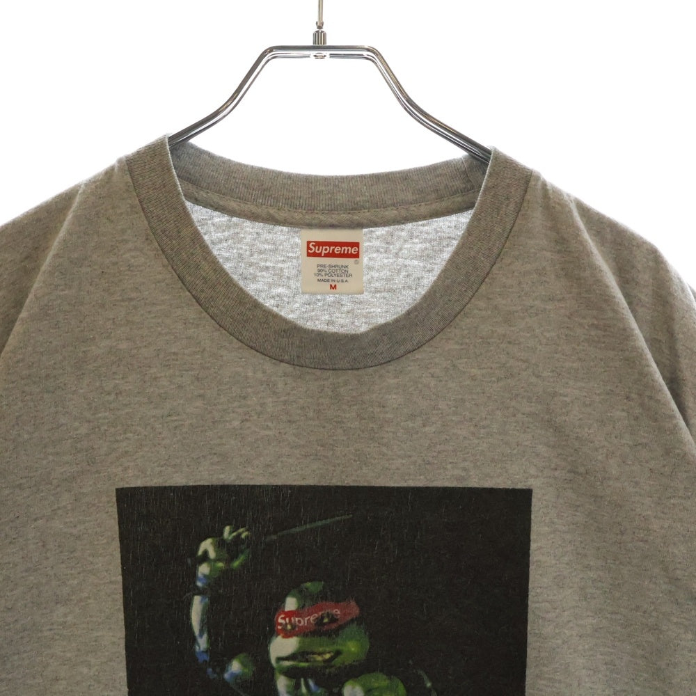 SUPREME(シュプリーム) 21SS Raphael Tee ラファエル フォトプリント 半袖Tシャツ グレー
