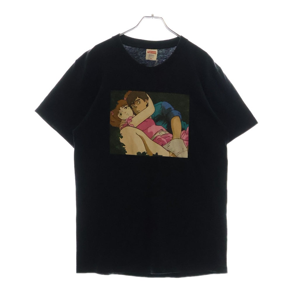 SUPREME(シュプリーム) 15AW Tpshio Maeda Overfriend Date Tee 前田俊夫 グラフィックプリント 半袖Tシャツ ブラック