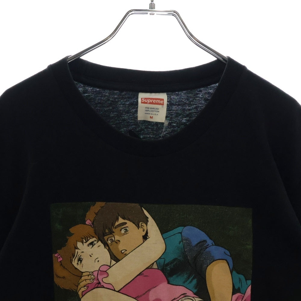 SUPREME(シュプリーム) 15AW Tpshio Maeda Overfriend Date Tee 前田俊夫 グラフィックプリント 半袖Tシャツ ブラック
