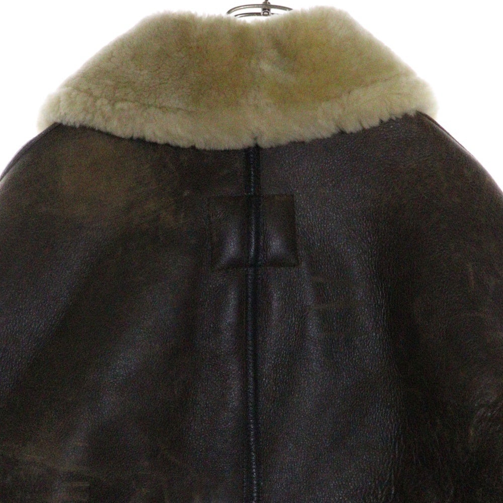 SCHOTT(ショット) TYPE B-3 レザーフライトジャケット ムートンジャケット ブラウン