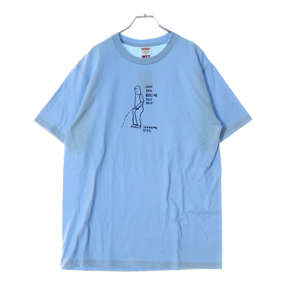 SUPREME(シュプリーム) 25SS Piss Tee ピス 半袖Tシャツ ブルー