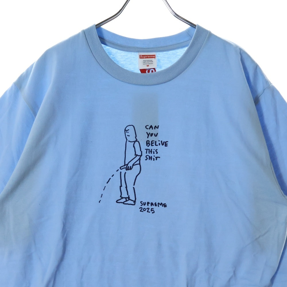 SUPREME(シュプリーム) 25SS Piss Tee ピス 半袖Tシャツ ブルー