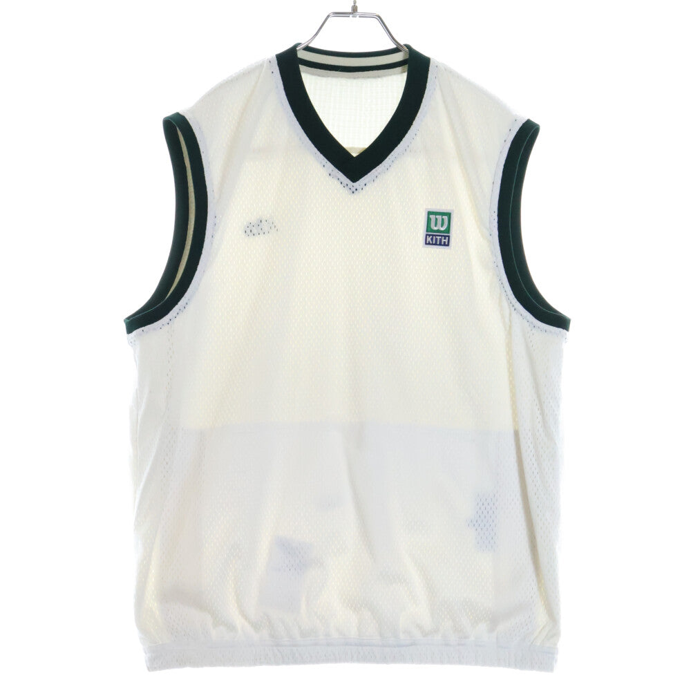 KITH(キス) 25SS Wilson Dobby Reversible Vest ウィルソン ドビー リバーシブルベスト アイボリー