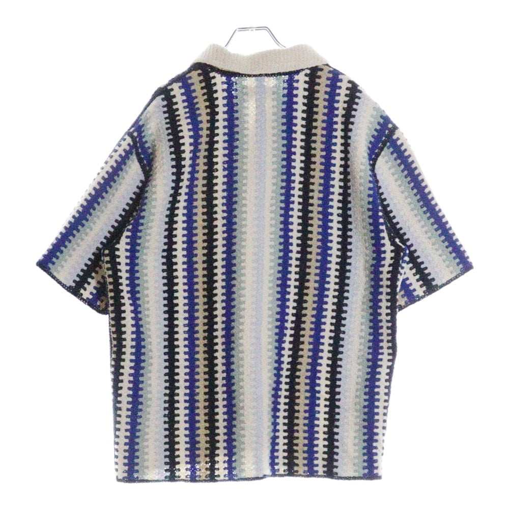 KITH(キス) 25SS Keyon Crochet Pullover キーオン クロッシェ プルオーバー半袖シャツ マルチ 25-071-060-0010