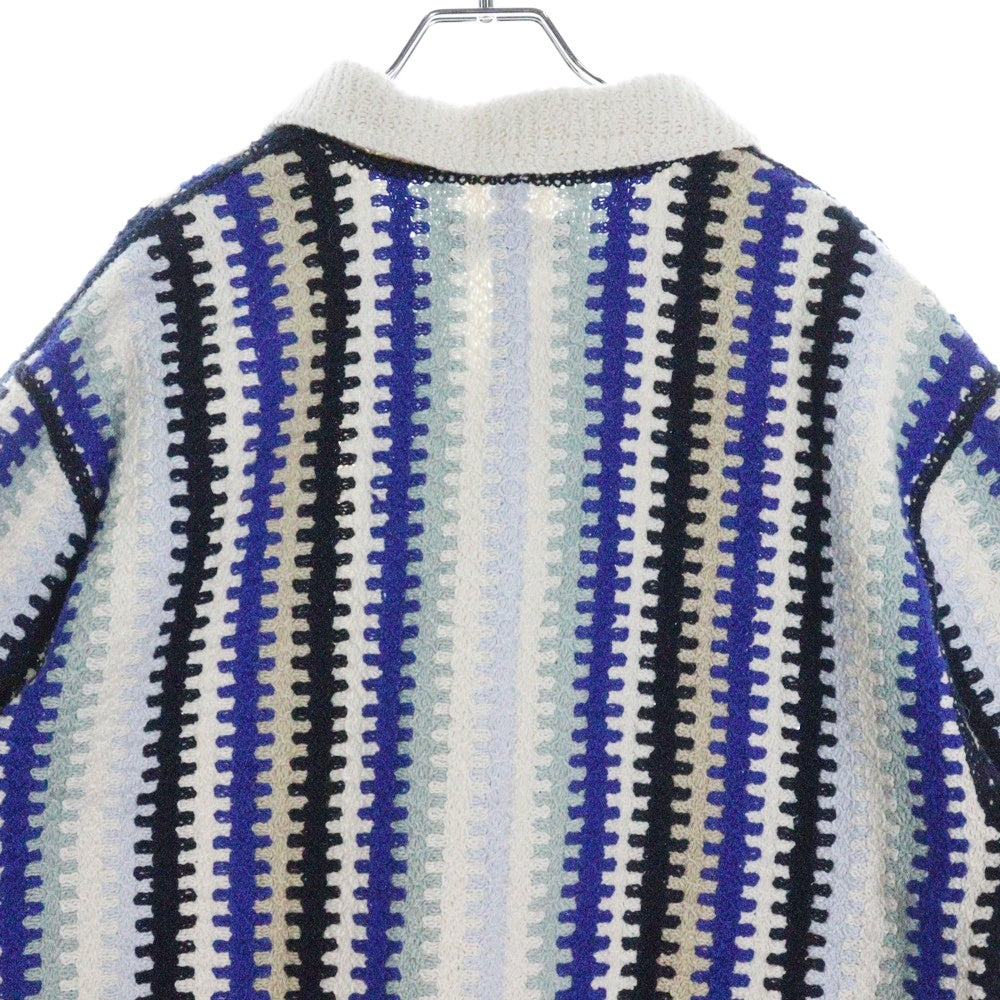 KITH(キス) 25SS Keyon Crochet Pullover キーオン クロッシェ プルオーバー半袖シャツ マルチ 25-071-060-0010