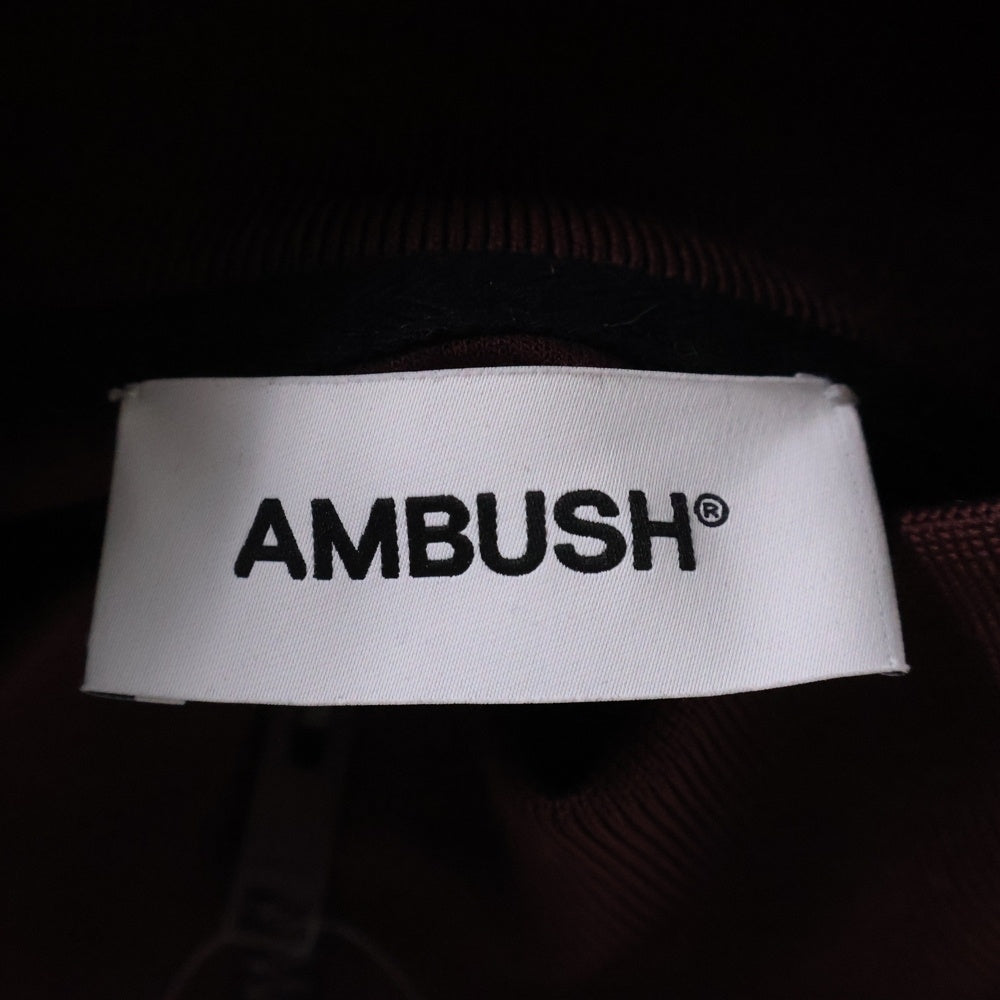 AMBUSH(アンブッシュ) TRACK JACKET サイドライン トラックジャケット スウェット ワインレッド/ブラック