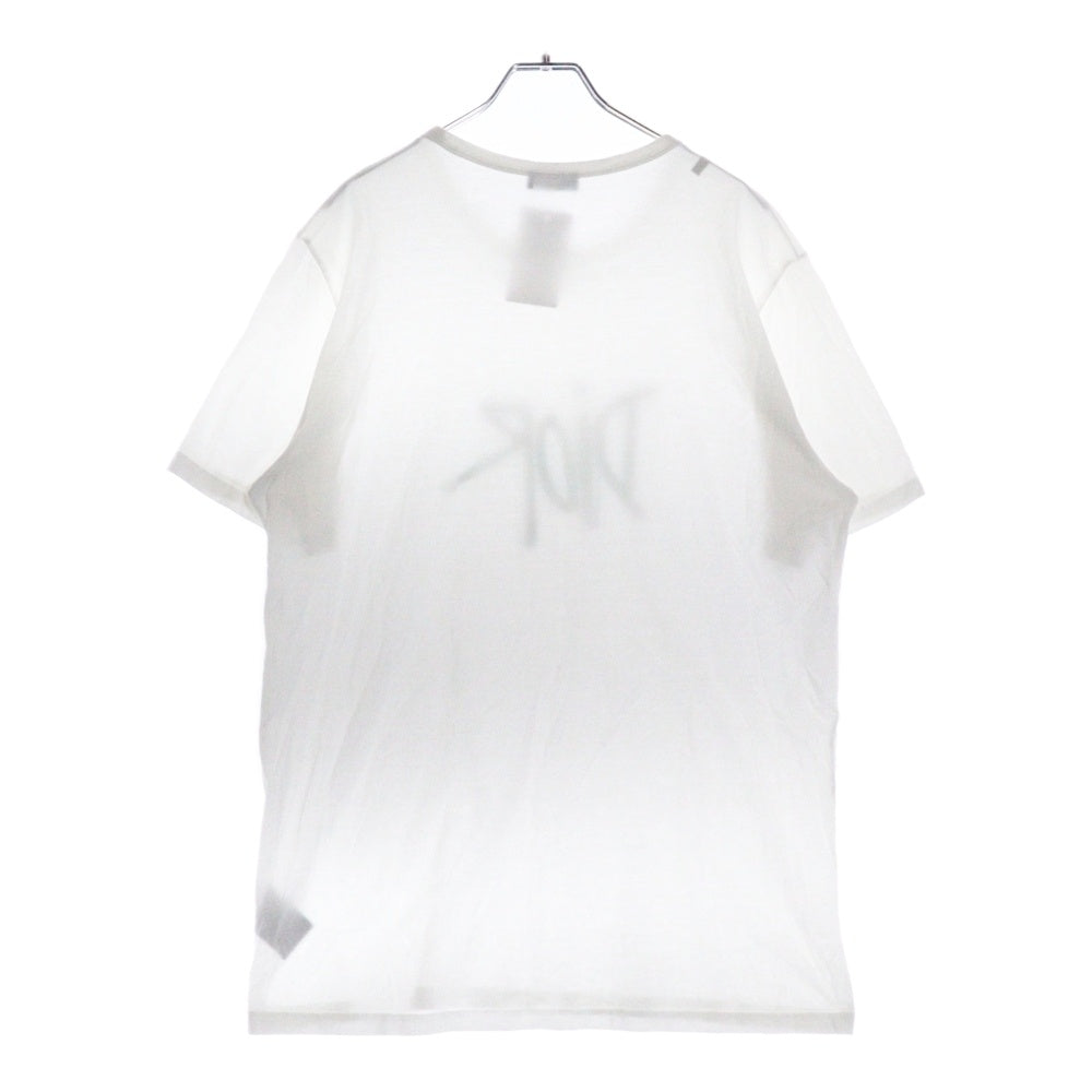 DIOR(ディオール) ×SHAWN STUSSY ×ショーンステューシー ロゴ刺繍 半袖Tシャツ カットソー ホワイト 033J600D0589