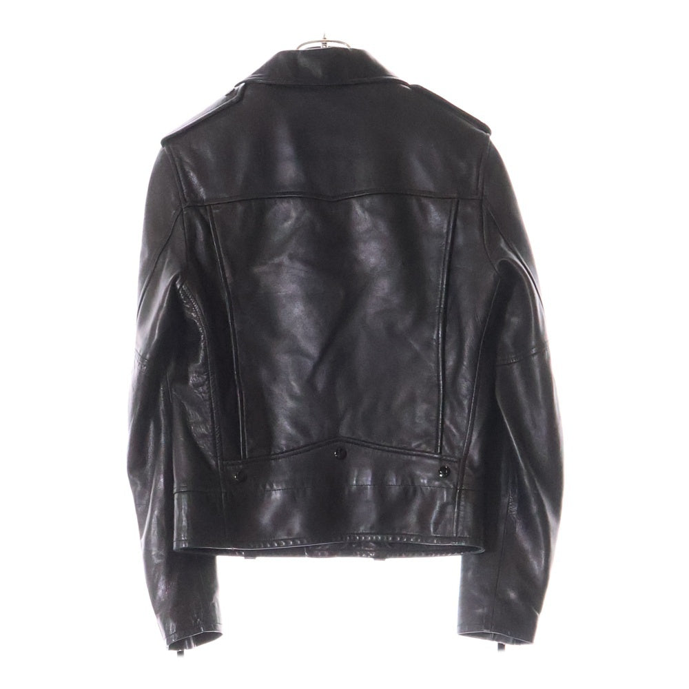 SAINT LAURENT PARIS(サンローランパリ) 15AW ラムスキン ダブルライダースジャケット レザージャケット ブラック 397291