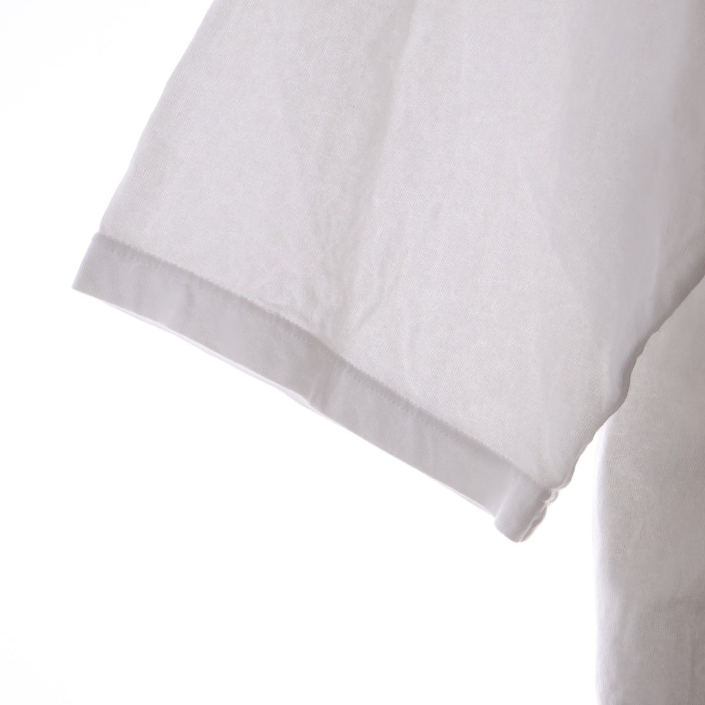 MM6 Maison Margiela(エムエムシックスメゾンマルジェラ) 25SS RABBIT PRINT T-Shirts ラビットプリントTシャツ ロゴプリント半袖Tシャツ SH2GC0024 M20108 ホワイト