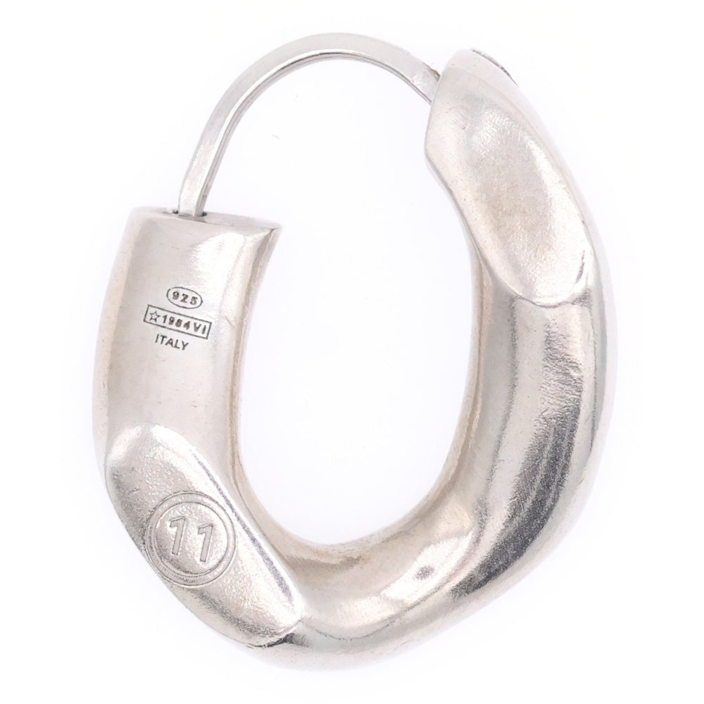 Maison Margiela 11(メゾンマルジェラ11) MAILLON マイヨン シングルカーブリンクピアス フープピアス イヤリング SM3VG0023 S12960 951 シルバー