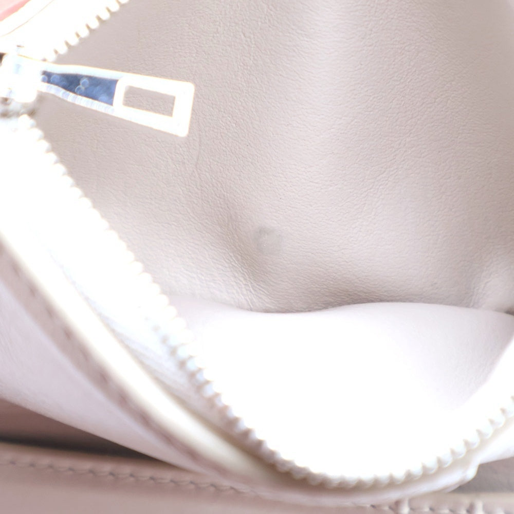 LOEWE(ロエベ) Pebble Small Vertical Wallet ペブルスモールバーティカルウォレット ロゴボタン三つ折りレザー財布 CANBS33X03 ベージュ