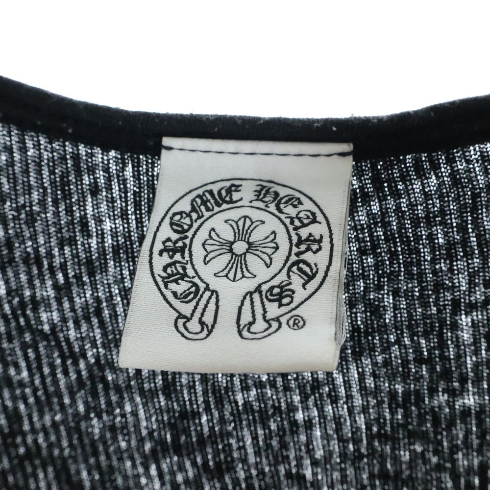 CHROME HEARTS(クロムハーツ) CH TANK STR スタープリント バックスクロール タンクトップ ノースリーブシャツ ブラック