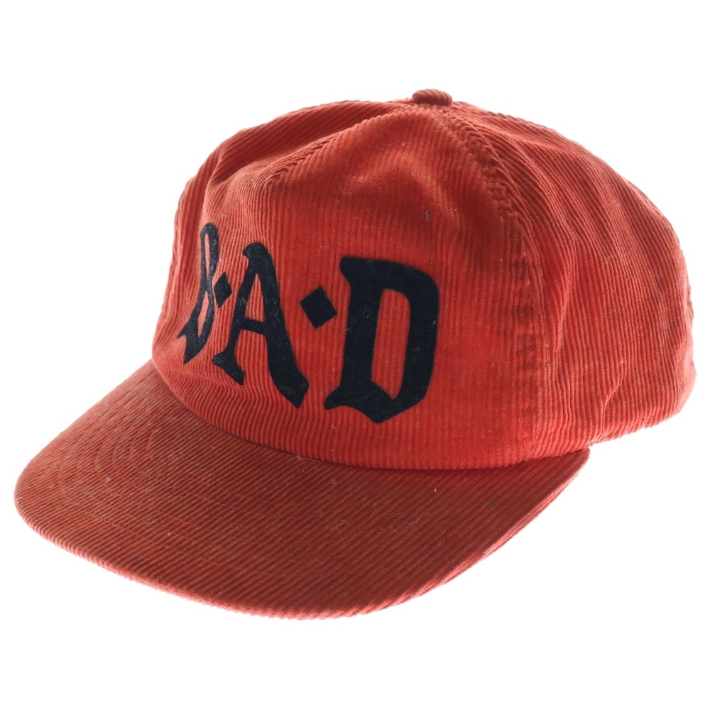 VINTAGE(ヴィンテージ) B.A.D ビッグオーディオダイナマイト コーデュロイキャップ 帽子 レッド