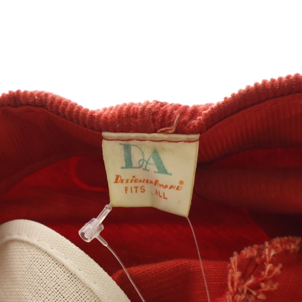 VINTAGE(ヴィンテージ) B.A.D ビッグオーディオダイナマイト コーデュロイキャップ 帽子 レッド